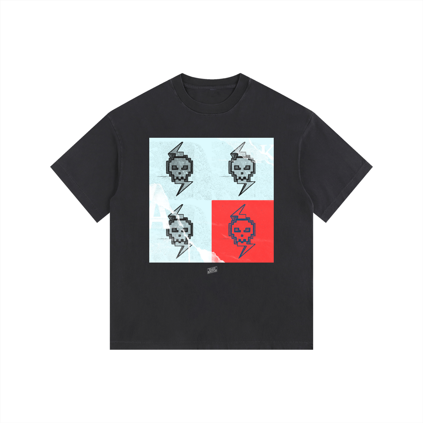 Quad Tech Bolt Oversized Cotton T-Shirt