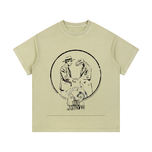 Pair Annoyed Deal Vintage Wash Cotton T-Shirt