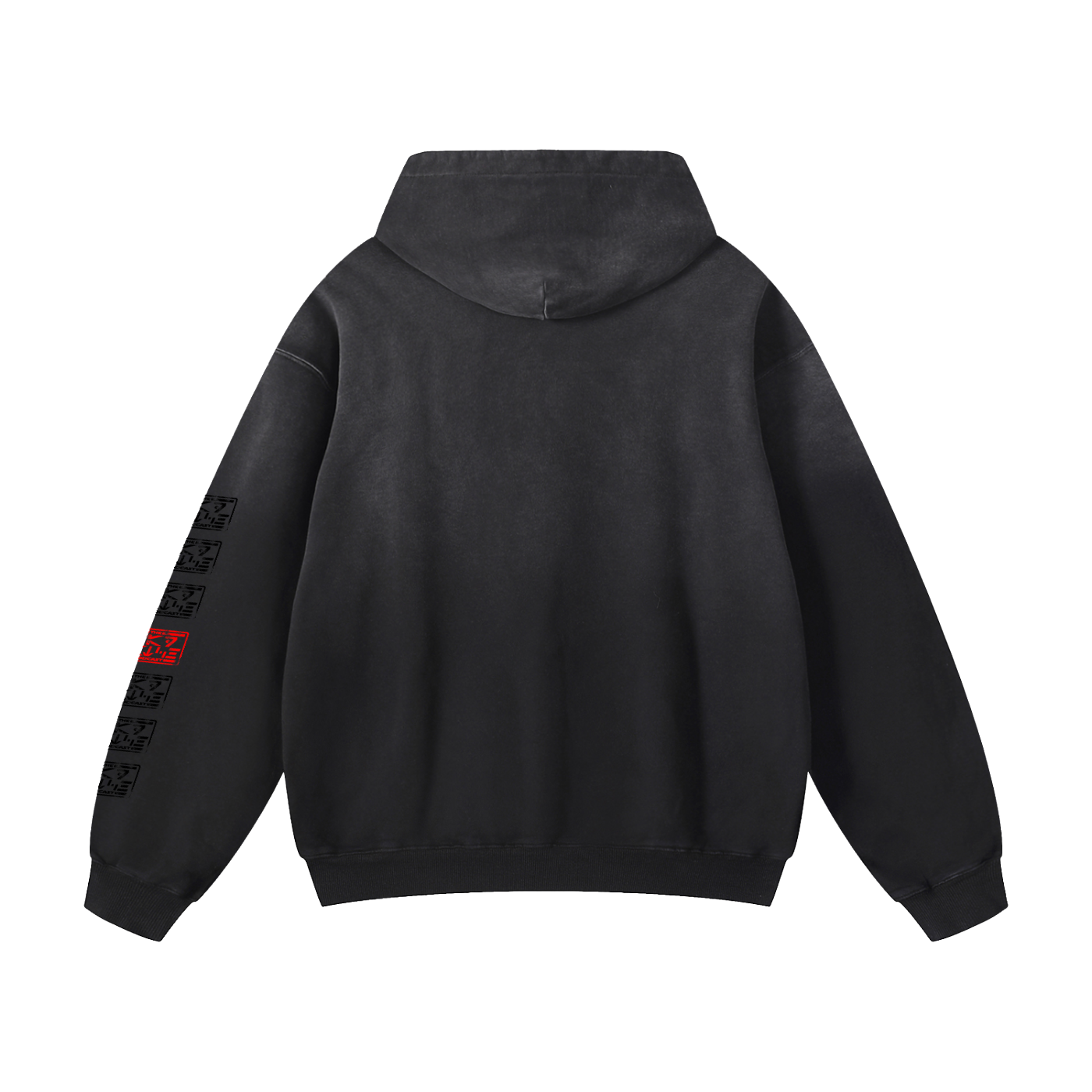 Tech Quad Bolt Sunfade Oversized Hoodie