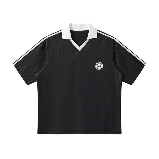 John Mon Striped Soccer Jersey