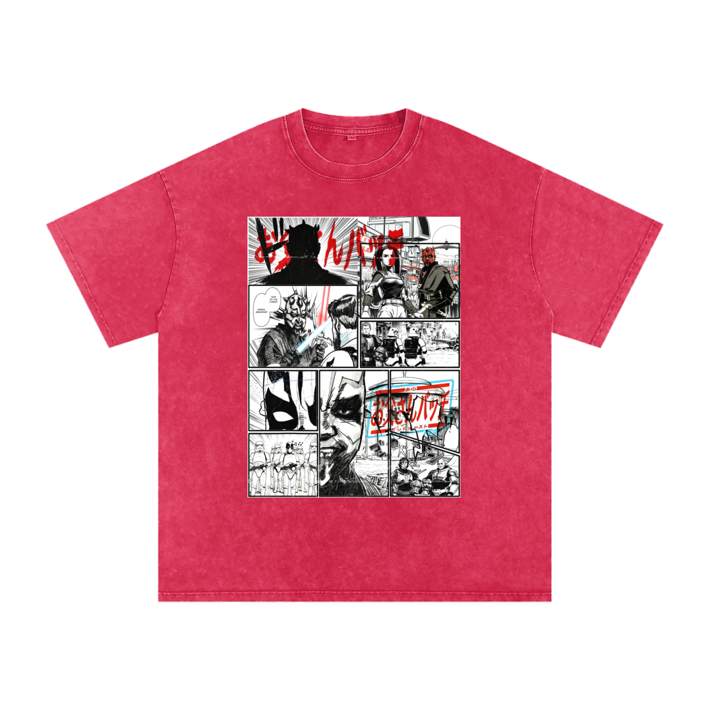 Maul 3 Washed Oversized Cotton T-Shirt