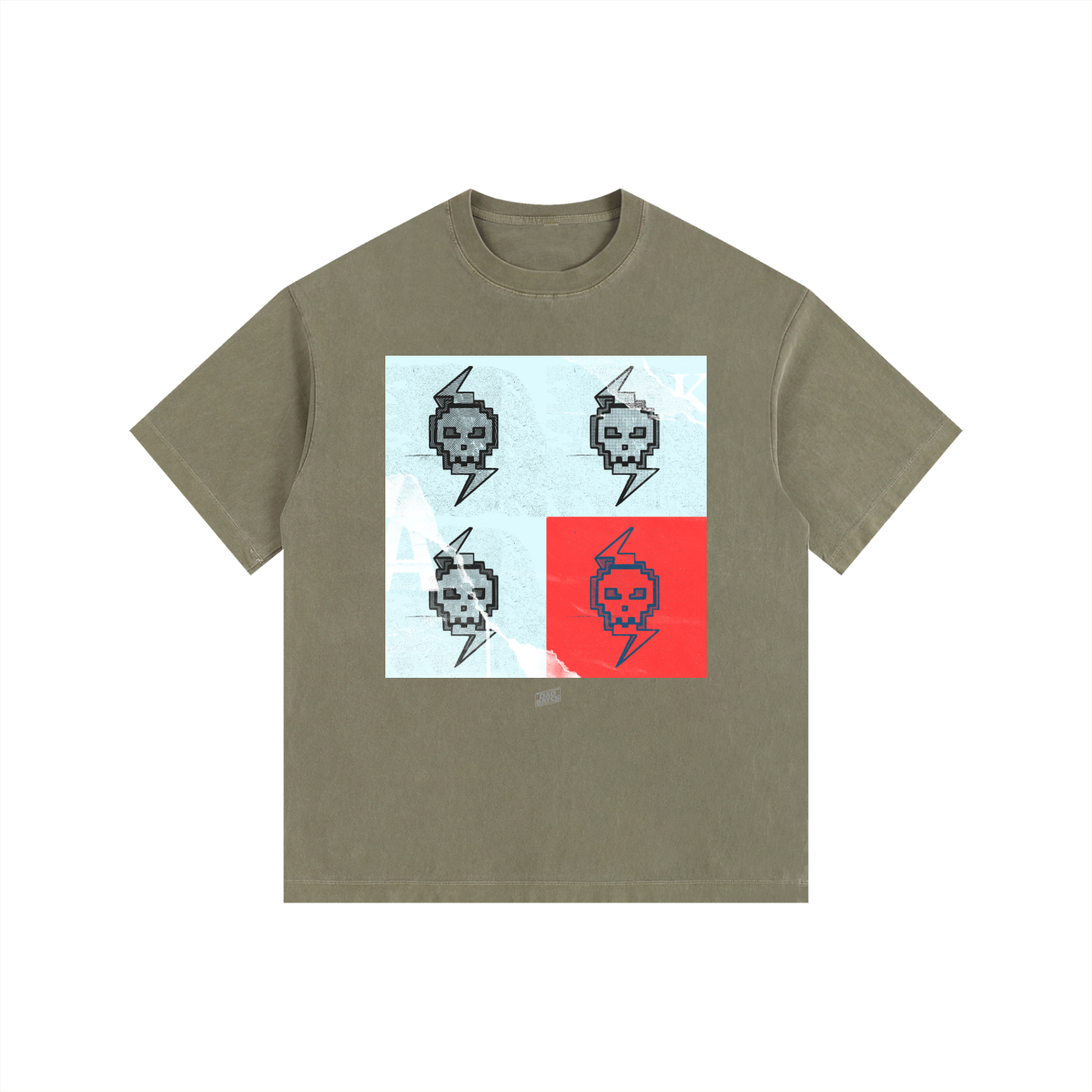Quad Tech Bolt Oversized Cotton T-Shirt