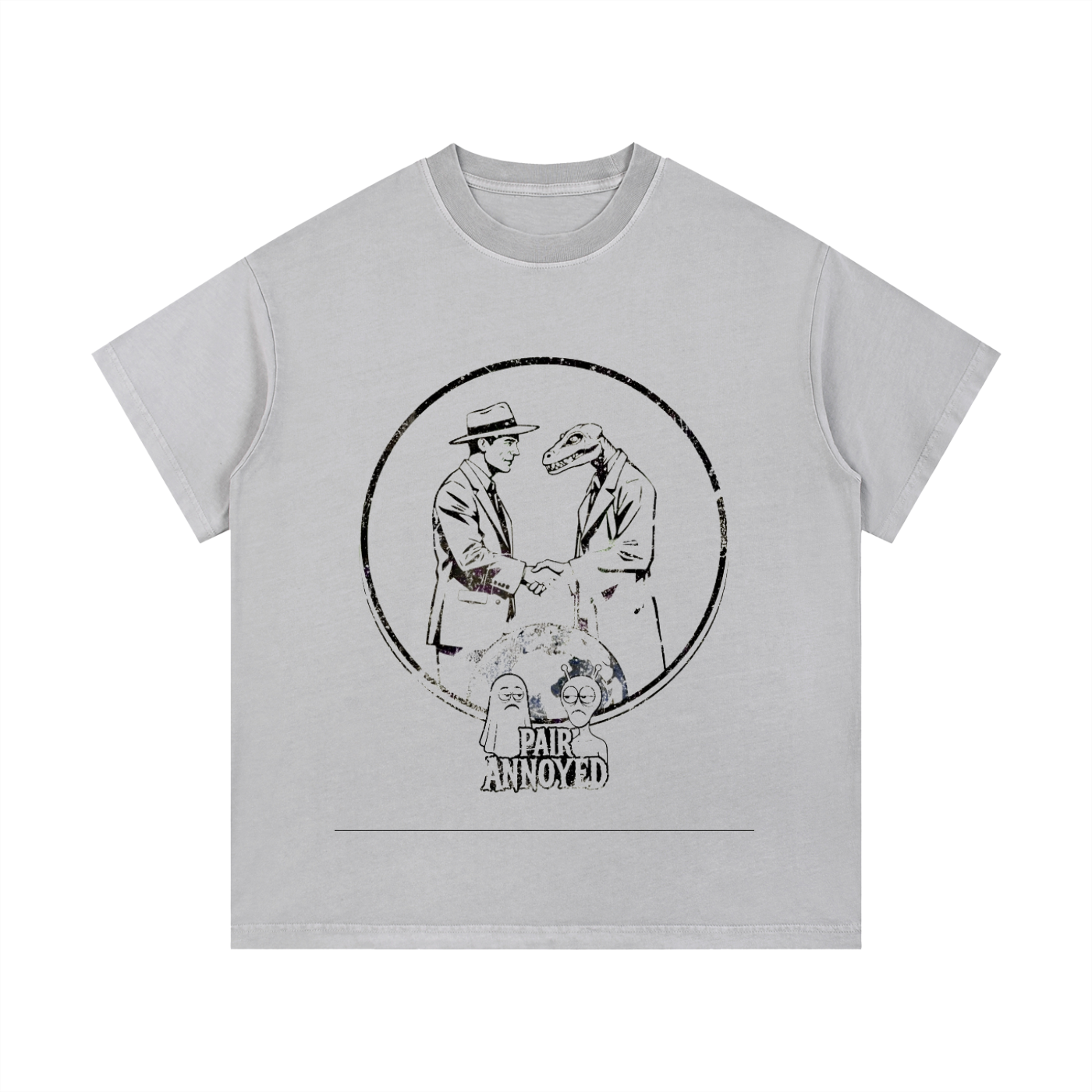 Pair Annoyed Deal Vintage Wash Cotton T-Shirt
