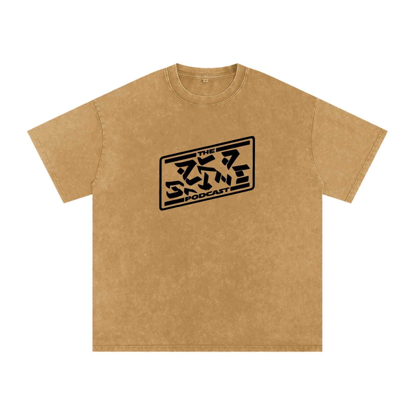 Aurabesh Marker Oversized Cotton T-Shirt